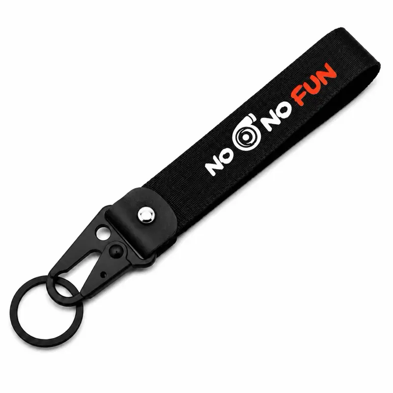 "No Turbo No Fun" Wristlet Keychain, Fashion Accessory for Daily Use