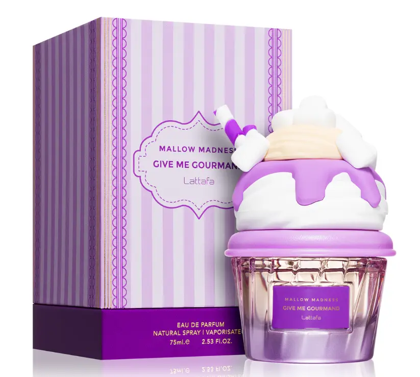 Mallow Madness Give Me Gourmand by Lattafa Eau de Parfum EDP (2.53oz - 75ml) for Women Perfume