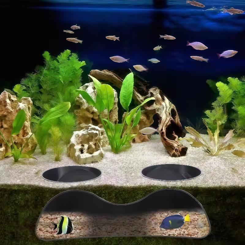 Aquarium Cave System with Bio-curved Tunnels, Expandable Natural Shelter for Large Fish Tanks, Non-toxic Resin Decor for Cichlids/Plecos/Shrimp