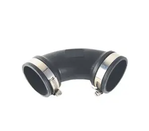 Avalon Rubber Flex Elbow Pipe Fittings & Coupling 1-1/2" x 1-1/2" Flexible Connectors for Plumbing Needs Durable Rubber Material Easy Installation