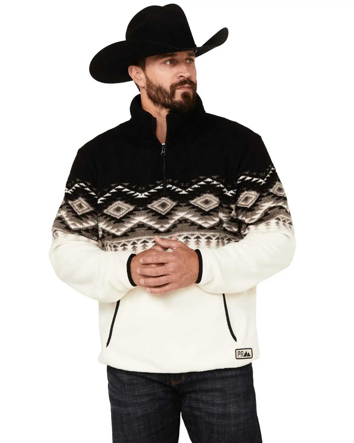 Powder River Outfitters Men's By Panhandle Men'S Southwestern Print Zip - Dm91c01825