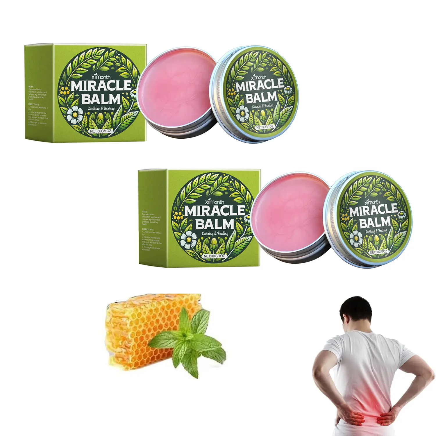 Senzo Miracle Balm, Relaxed and Comfortable, Natural Ingredients