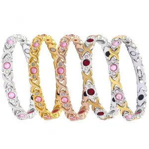 Trendy Detachable Magnetic Bracelet Eco Alloy Adjustable For Women Unisex Fashion Jewelry in Versatile Colors