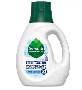 Seventh Generation Concentrated Laundry Detergent Liquid Free & Clear Fragrance Free 40 oz