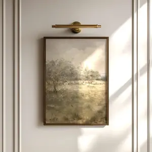 The Good Shepherd - Christian Unframed Art Print, Jesus Holds a Lamb