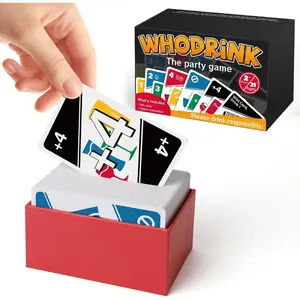 Drinking Card Games for Adults, Party Card Game for Groups, Bachelorette Party Games, Couples Drinking Game for Date Night, Girls Night Party Game, 136 Cards, Age 21+