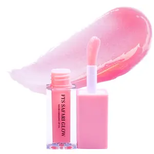 FTS Safari Glow - 3-in-1 Color Changing Lip Oil, Gloss & Tint | Limited Edition Bubblegum Pink | Vegan, Plumping & Moisturizing with Hyaluronic Acid, Shea Butter, Argan & Coconut Oil | Glossy Waterproof Lip Treatment