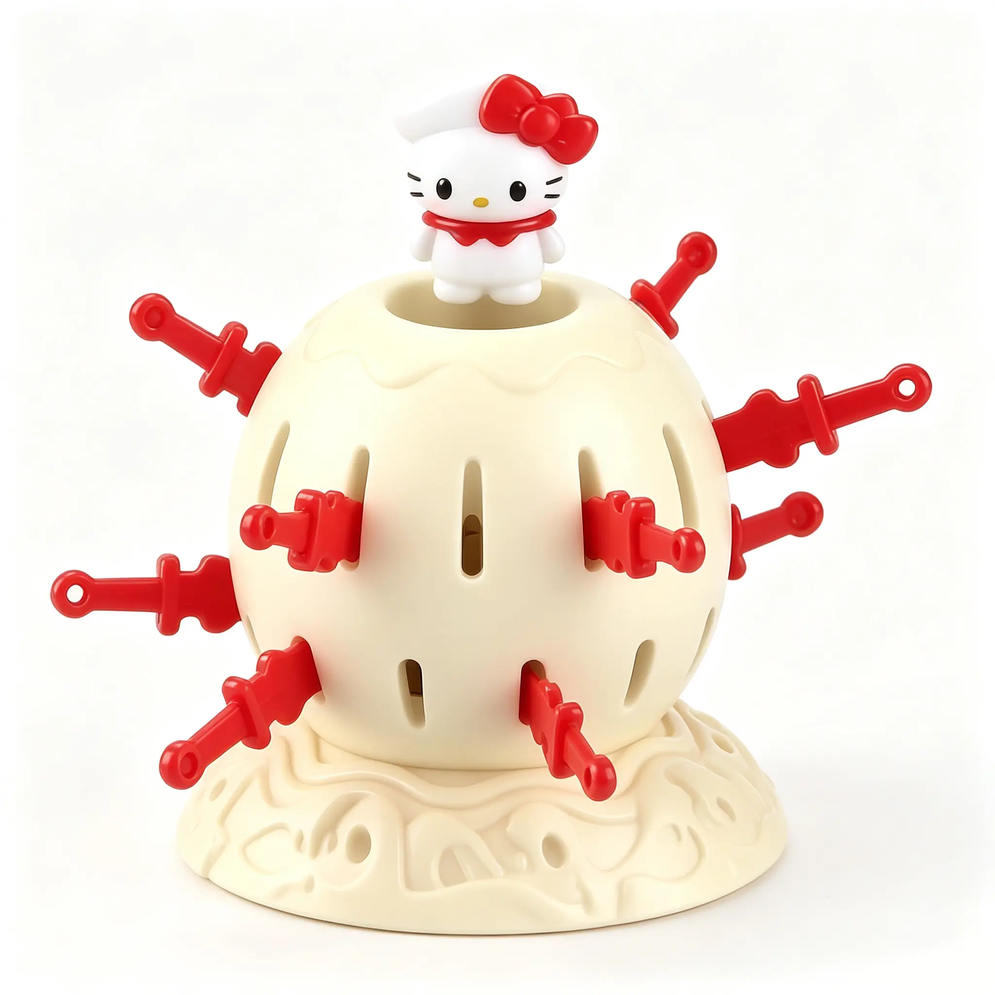 Sanrio Hello Kitty Playful Compact Mini Pirate Bucket - Kids' Storage Organization Pail, Party Favors Gift, Home Decor Accent