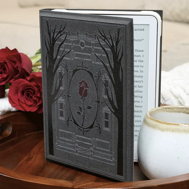 Bookish E-Reader Case: Only a Window Between Us | Fits Kindle Basic, Paperwhite, & Colorsoft | Includes Magnetic Shell & Built-In Stand
