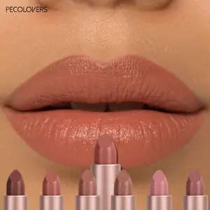 Long-Lasting Matte Lip Colors - Intensely Pigmented, Rich, Velvety Nude Finish, Timeless Classic Red and Brown Shades - Perfect Valentines Day Gifts