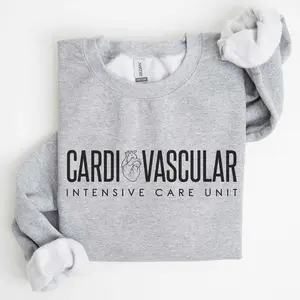 Cardiovascular ICU Sweatshirt or T-Shirt , CVICU Nurse Graduation tshirt , Cardiovascular Intensive Care Unit , CVICU Tech Cardiac Rn Cotton