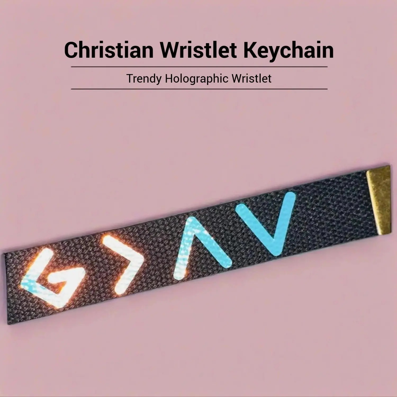 Trendy Christian wristlet keychain, God is greater than the highs and lows keychain