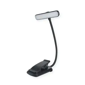 24 LED Rechargeable Book Light for Reading in Bed with Memory Function- Eye Caring 3 Color Temperatures,5 Stepless Dimming Brightness,80 Hrs Runtime Clip on Light for Book Lovers