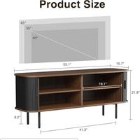 Black(55''W x 15.7''D x 22''H)