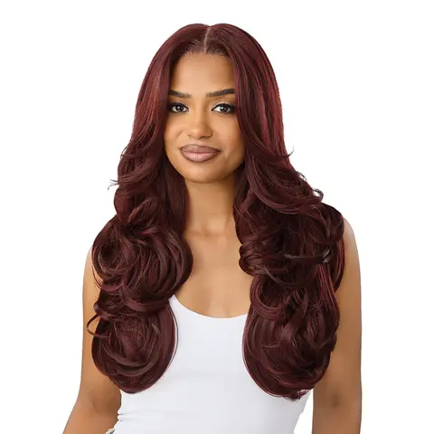 Outre Glueless Luxury Synthetic Lace Front Wig - HD Lace, Perfect Hairline, Fully Hand-Tied 13X6 Base, PH 20, No Glue, Heat Resistant, No Glue Wig