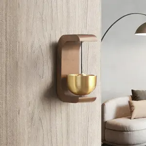 Dopamine Wireless Wooden Wind Chime C-Shaped Doorbell – Suction Cup Entryway Doorbell, Housewarming Hanging Ring Ornament, Atmospheric Entrance Decor, Perfect Home Decor Accessory, High-Appearance Holiday Gift