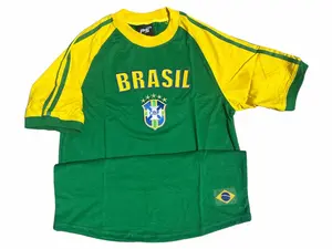 Brazil soccer Embroidered premium quality shirt