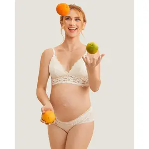 Lace Plunge Nursing Bralette