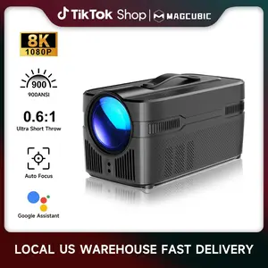 [Summervibes] Magcubic HY450C 900ANSI Projector 8K Decode Auto Focus 0.6:1 Ultra Short Throw Full HD Native 1080P Auto Offset WiFi6 BT5.4 Built-in Daul 5W HiFi Speaker Auto Keystone Correction Home Theater