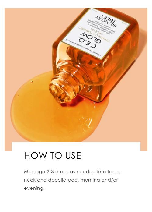 C.E.O. Glow Vitamin C and Turmeric Face Oil