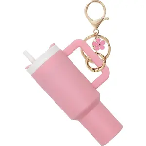 Mini tumbler keychain accessories, suitable for Stanley cup, cute cup keychain charms, suitable for women's wallets portable keychain Mini Cup mini cup stanley cup