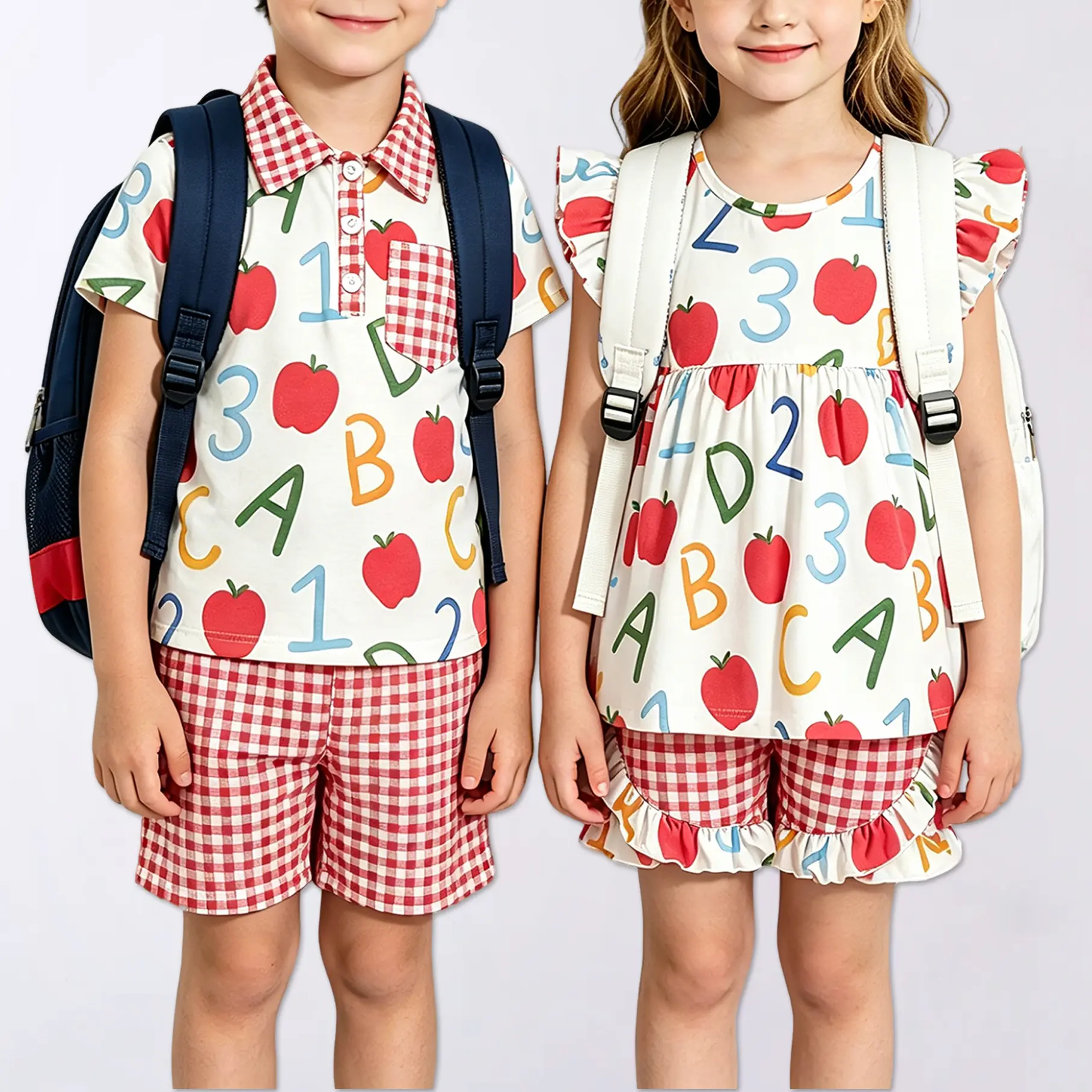 Back To School Toddler Matching Clothes