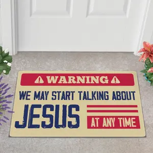 Jesus Doormat 6 Sizes, jesus indoor doormat, funny jesus doormat, christian outdoor doormat, jesus doormat, christian welcome mat, religious doormat, jesus themed doormat