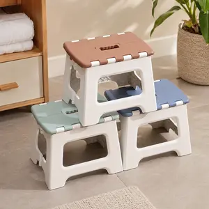 Portable and Foldable Office Stool for Home & Work, Stylish, Durable, Space-Saving Seating Solution, Easy to Store and Move - 1pc