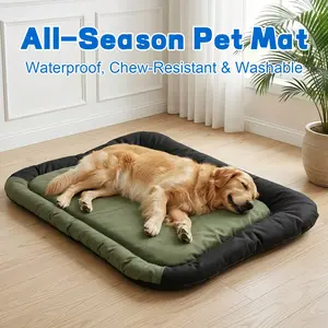 Thickened All-Season Dog Bed | Urine-Proof & Cool Pet Sleeping Mat for Small to Large Dogs