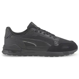 PUMA Mens Graviton Tera Lace Up Sneakers Shoes Casual - Black