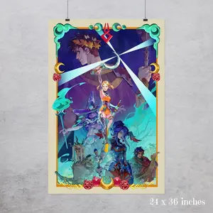 Hades II Poster | Dark Gaming Wall Art (24x36in)