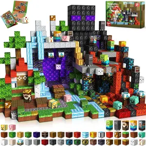 300 PCS Magnetic Blocks - Magnetic Building Blocks, Stacking Magnets for Kids, Sensory Toy for STEM Montessori Sensory Toys for Kids 3+ Boys and Girls Christmas Birthday Gifts, Magnetic Building Set