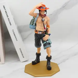 Hot Anime One Piece 10th Anniversary Fire Fist Escal D Ace Luffy Brother Figure Toys Portgas D Ace PVC Action Model Dolls Gifts