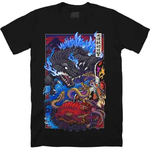 Men's Olivia Godzilla, M.O.T.H.R.A. And King G.H.I.D.O.R.A.H. (GMK) - T-Shirt
