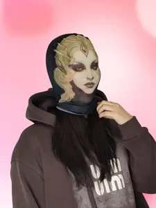 Unique Party Cosplay Mask for Valentine's Day, 3D Digital Printed Funny Full Face Costume, Ideal for Holidays and Themed Events