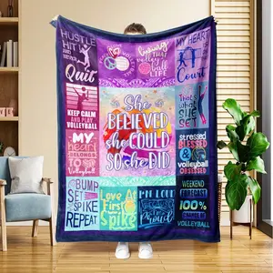 Volleyball Blanket Volleyball Supplies, Teen Girls Volleyball Gifts, Teen Girls Volleyball Accessories, Volleyball Party Favors, Volleyball Party Decoration Blanket, Volleyball Team Gifts, Volleyball Coach Blanket Gifts, Volleyball Flannel Blanket