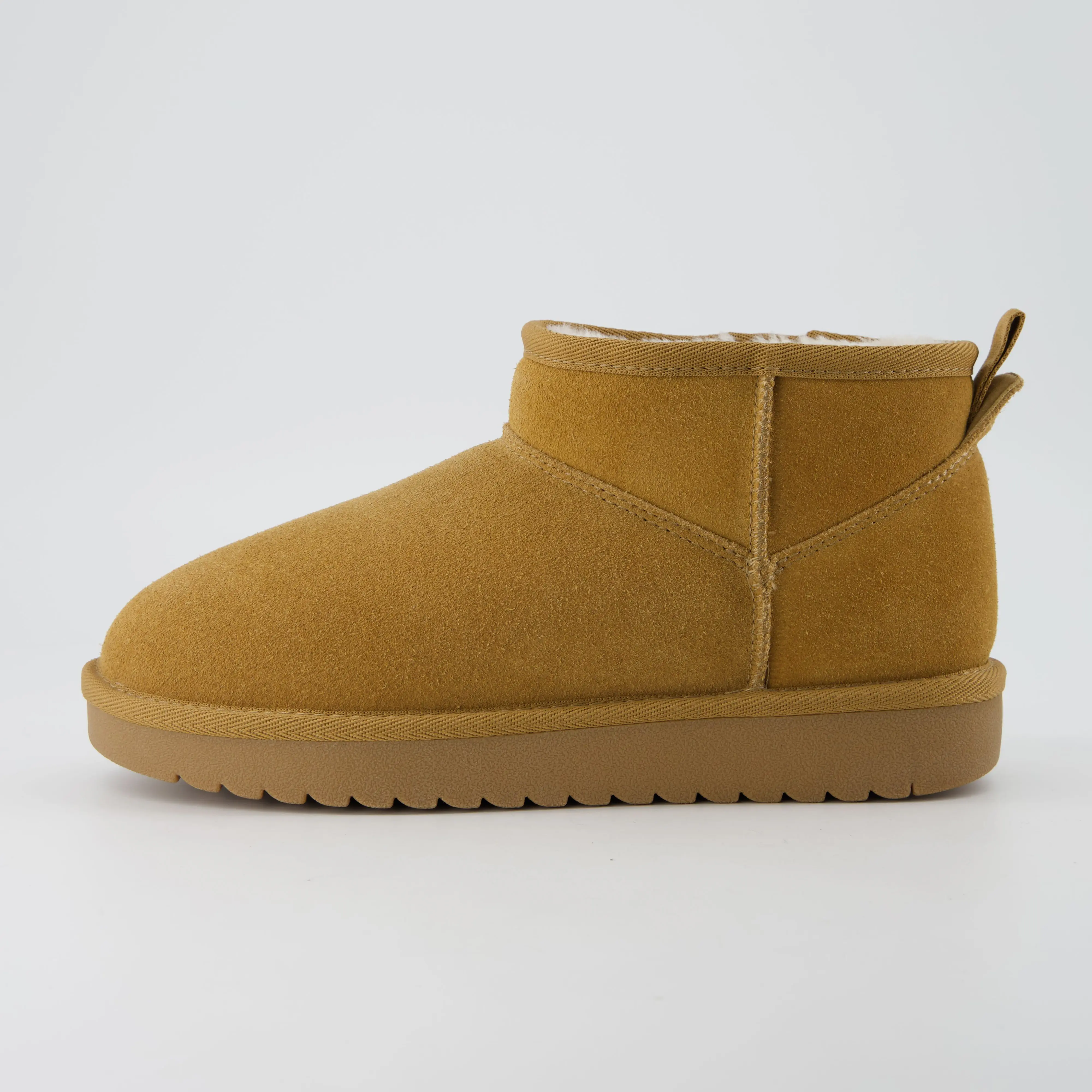 Cushionaire Hip Genuine Suede Leather Ankle Boots For Women | Pull On Cozy Faux Fur Boots With Slip On Design | Stylish Warm Ankle Boots For Everyday Outfits