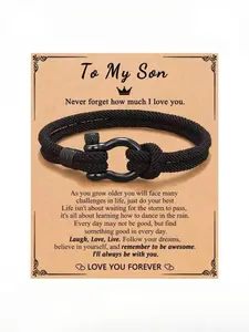 To My Boy Bracelet, Christmas Stocking Stuffers for Teens Son Gift Ideas Teenage Boys Birthday Gifts