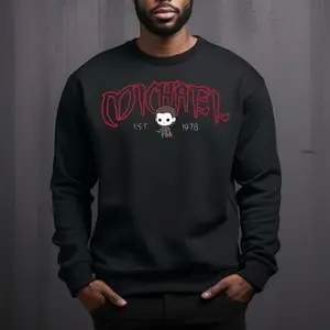 Iconic Halloween characters black Sweatshirt Crewneck Tops Long Sleeve