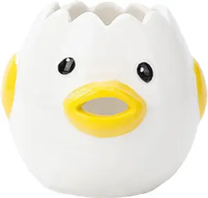 Egg Separator Mini Egg White and Yolk Separator Practical and Simple Ceramic Egg Separator Suitable for Kitchen Baking Small Tools