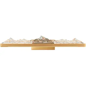CWI Lighting Himalayas LED 36 inch Brass Vanity Light Wall Light 1601W36-624