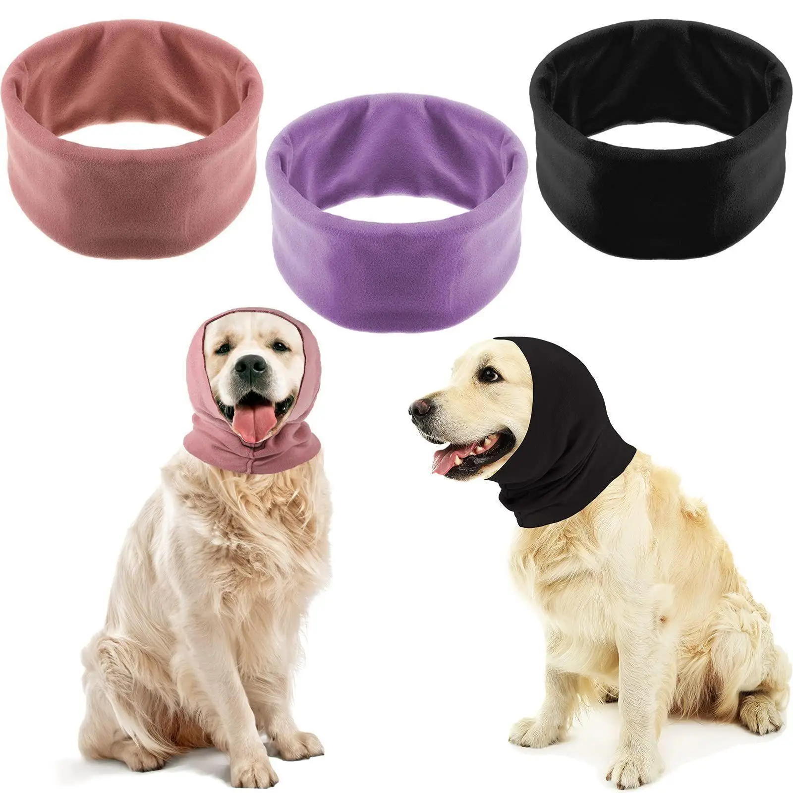 Noise Reduction Pet Ear Cover, 1 Count Mini Soft & Comfortable Pet Ear Protector, Multi-use Pet Ear Cover for Grooming Bathing, Valentine's Day Gift,