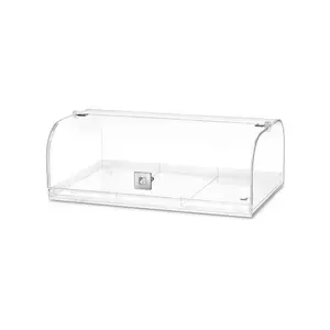 Rosseto  Dome Acrylic Bakery Case with 3 Row Divider