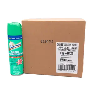 #419-0426 Chase Products Clean Home Disinfectant Spray 19oz Cans - 12/Case