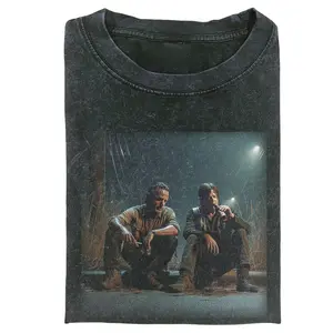 Rick Grimes and Daryl Dixon T-Shirt, The Walking Dead Vintage Graphic Tee, Unisex Funny Meme Cringe Shirt, Streetwear Menswear Womenswear Casual Outfit, Gift for Men, Gift for Women, Crew Neck T-shirt, Trending T-shirt