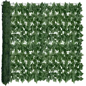 Artificial Ivy  Screen: 40x120 in,UV Protection Ivy Vine Leaves Hedge Fence Panel Backdrop for Patio, Balcony, Garden, Backyard Indoor and Outdoor Green Decor
