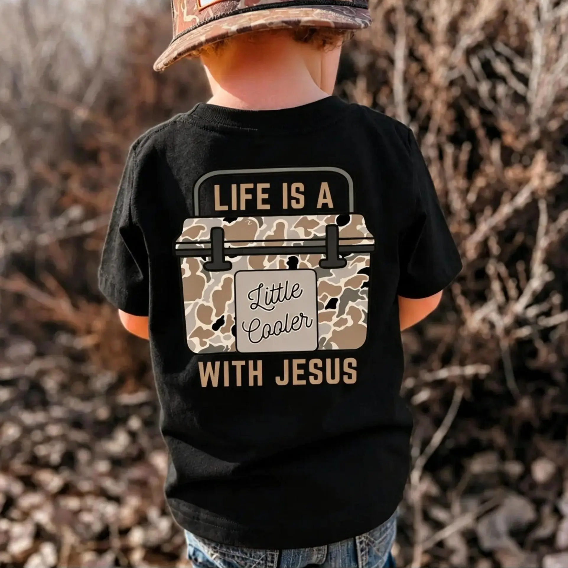 Boys' Cotton Short-Sleeve Cute T-Shirt - Faith-Based, Medium Stretch Christian Graphic Tee for Sunday School, Church Camp - Religious Inspirational Southern Lifestyle Gift Apparel, Short Sleeves