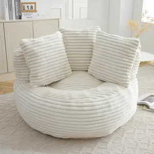 Lazy Sofa, Oversized High Back Bean Bag Couch for Adults and Kids, Corduroy Fabric Large Chair with Filler, Stuffed Big Accent Sofa Lounge Floor Sofa for Gaming,Reading Living Room Bedroom Office