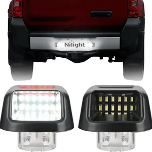 Nilight License Plate Lights Compatible with 2007 2008 2009 2010 2011 2012 2013 2014 2015 2016 2017 2018 2019 2020 2021 Nissan Frontier Navara D40 2007-2015 Titan Armada Xterra Red OLED Neon Tube