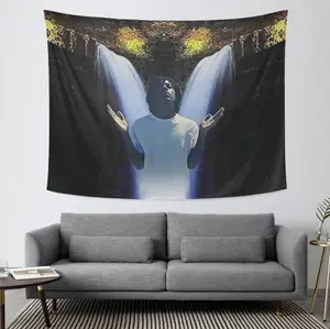A Christopher Reginald Travis Themed Tapestry Suitable for Various Holidays And Birthdays Perfect As a Gift for Friends And Family an Ideal Wall Hanging for Living Rooms Bedrooms Offices And Dorms This High-Quality Printed Tapestry Decor wall  decor
